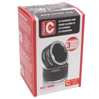 Sortimenta jaunumi - Caruba Extension Tube Set Canon Chroom (Type II) - ātri pasūtīt no ražotāja