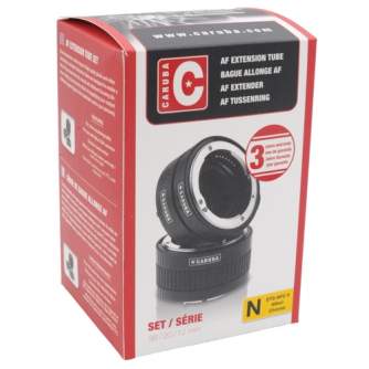 Sortimenta jaunumi - Caruba Extension Tube set Nikon Chroom (type II) - ātri pasūtīt no ražotāja