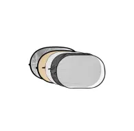 Складные отражатели - Godox 5 in 1 Soft Gold, Zilver, Zwart, Wit, Transparant Reflector disc 120x180cm RFT 07 120180 - купить сегодня в магазине Master Foto и с доставкой Лучший выбор профессионаловСкладные отражатели - Godox 5 in 1 Soft Gold, Zilver, Zwart, Wit, Transparant Reflector disc 120x180cm RFT 07 120180 - купить сегодня в магазине Master Foto и с доставкой Лучший выбор профессионалов