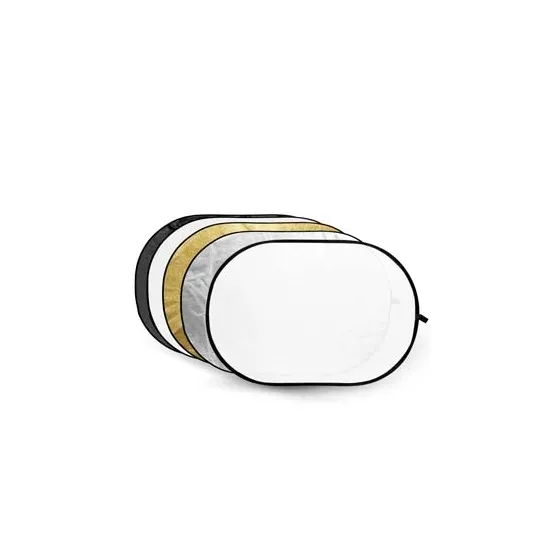 Godox 5-in-1 Gold, Silver, Black, White, Transparant Reflector disc - 100x150cm