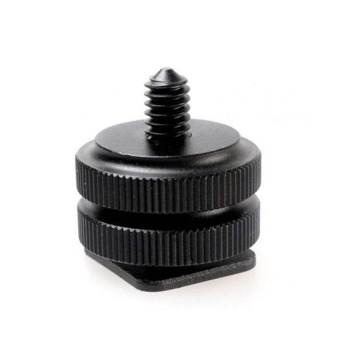 Держатели - Caruba hotshoe adaptor - Universal hotshoe -> 1/4" male screw thread - купить сегодня в магазине и с доставкой
