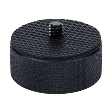 Caruba Adapterscrew 1/4M - 3/8F with Metal Grip & Rubber Cover Plate