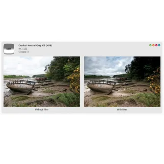 Square and Rectangular Filters - Cokin Filter X121 Neutral Grey G2 (ND)8 (0.9) - quick order from manufacturer