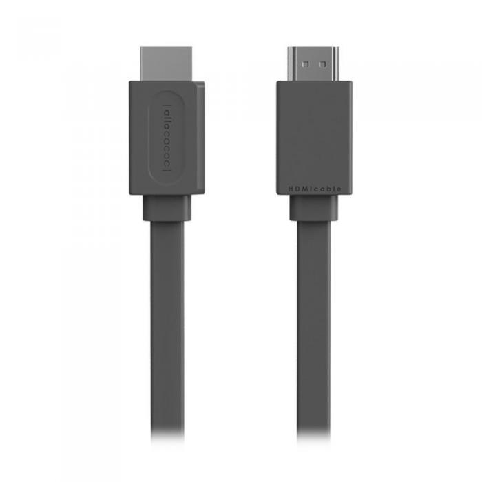 Sortimenta jaunumi - Allocacoc HDMI Cable Flat 3m Grey - ātri pasūtīt no ražotāja
