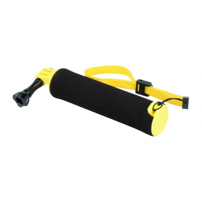 New products - Caruba Floating Handgrip GoPro Mount (Zwart / Geel) - quick order from manufacturer