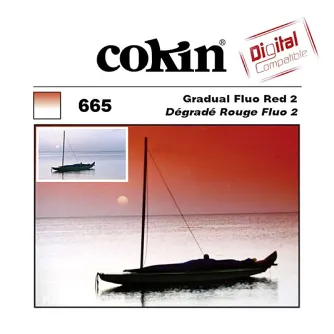Квадратные фильтры - Cokin Filter P665 Gradual Fluo Red 2 - быстрый заказ от производителя