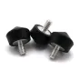 Аксессуары штативов - Caruba 1/4 Statief Voetje Rubber / 22mm (3 stuks) TS 4 - быстрый заказ от производителя