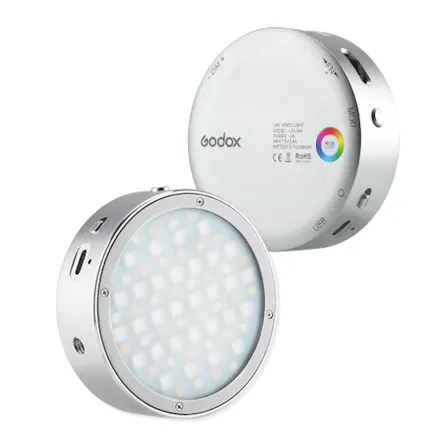 Godox R1 RGB Round Head LED Silver