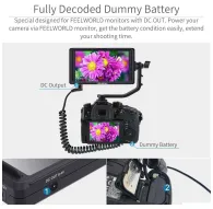 New products - Feelworld FZ100 dummy battery A7III to DC - quick order from manufacturerNew products - Feelworld FZ100 dummy battery A7III to DC - quick order from manufacturer