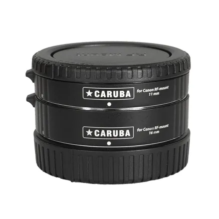 Caruba Extension Tube Set Canon Chroom (type II) RF SERIE (voor Canon RF cameras) ETS CRFCII