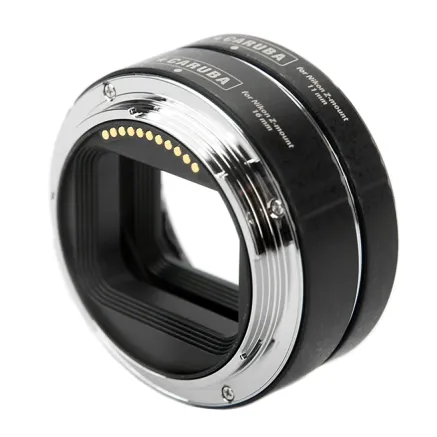 Caruba Extension Tube Set Nikon Chroom (type II) Z Mount (voor Nikon Z mount cameras) ETS NZCII