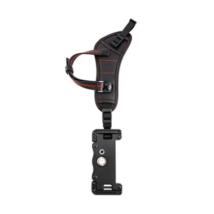 JJC HS PRO1P Hand Grip Strap (incl Quick Release U Plate voor Video) Rood HS PRO1P Red