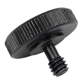 New products - Caruba Adapter Screw 1/4"M - 1/4"F with Metal Grip - Black - quick order from manufacturer