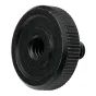 Sortimenta jaunumi - Caruba Adapter Screw 1/4"M - 1/4"F with Metal Grip - Black - ātri pasūtīt no ražotāja