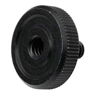 New products - Caruba Adapter Screw 1/4"M - 1/4"F with Metal Grip - Black - quick order from manufacturer