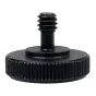 Sortimenta jaunumi - Caruba Adapter Screw 1/4"M - 1/4"F with Metal Grip - Black - ātri pasūtīt no ražotāja