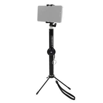 New products - Caruba Selfie Stick Large Bluetooth - Zwart - quick order from manufacturer