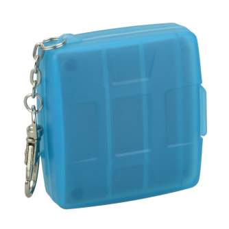 New products - JJC MC-6B Multi-Card Case Blue - quick order from manufacturer