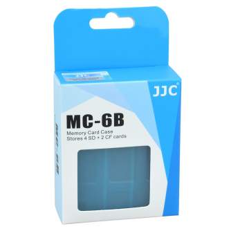 New products - JJC MC-6B Multi-Card Case Blue - quick order from manufacturer
