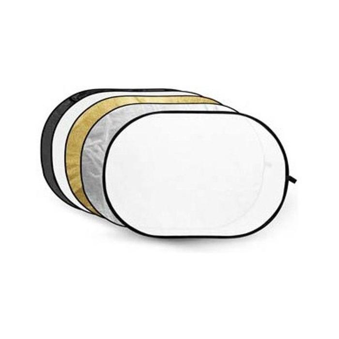 Foldable Reflectors - Caruba 5-in-1 Goud, Zilver, Zwart, Wit, Transparant - 150 x 200cm - quick order from manufacturer