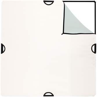 Sortimenta jaunumi - Westcott Scrim Jim Small Silver/White Bounce Fabric (1.1 x 1.1m) - ātri pasūtīt no ražotāja
