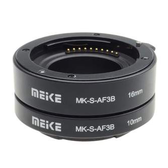 Makro fotografēšana - Meike Extension Tube Set Eco - Sony E-Mount - ātri pasūtīt no ražotāja