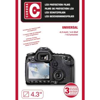 Sortimenta jaunumi - Caruba LCD Screen Protector Universal 4,3" - ātri pasūtīt no ražotāja