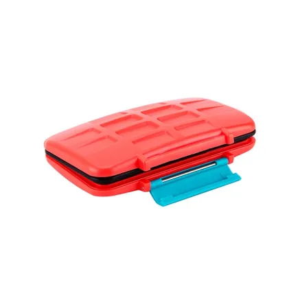 JJC MC-NSMSD16 Memory Card Case Orange for eight Nintendo Switch Game Cards