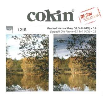 Graduated Filters - Cokin Filter A121S Grad. Neutral Grey G2-Soft (ND8) (0.9) - quick order from manufacturer
