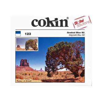 Square and Rectangular Filters - Cokin Filter A123 Gradual Blue B2 - quick order from manufacturer