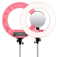Новые товары - Caruba Round Vlogger 18 inch LED Set Economy met Tas - Roze - быстрый заказ от производителяНовые товары - Caruba Round Vlogger 18 inch LED Set Economy met Tas - Roze - быстрый заказ от производителя