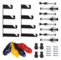 Caruba Ophangsysteem voor 4 rollen wand/muur montageCaruba Ophangsysteem voor 4 rollen wand/muur montage