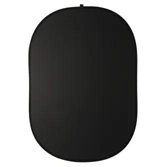 Foldable Reflectors - Caruba Opvouwbare Achtergrond Zwart/Wit Katoen 150x200cm - quick order from manufacturer