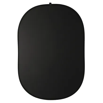 Caruba Opvouwbare Achtergrond Zwart/Wit Katoen 150x200cm FBB 2