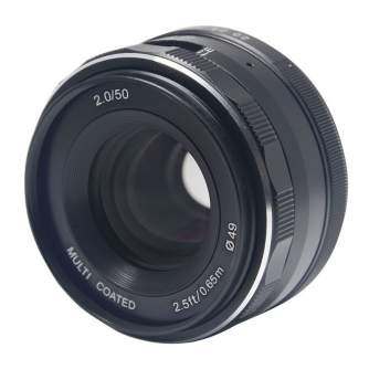 New products - Meike MK-50 F2.0 Micro Four Thirds mount - quick order from manufacturer