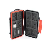 Memory Card Case - Caruba Multi Card Case MCC-8 Incl. USB 3.0 Card Reader - quick order from manufacturerMemory Card Case - Caruba Multi Card Case MCC-8 Incl. USB 3.0 Card Reader - quick order from manufacturer