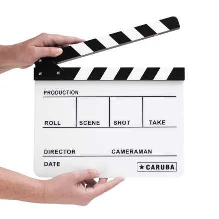 Caruba Professionele Director Clapper White/BW (whiteboard stift) ECB 03