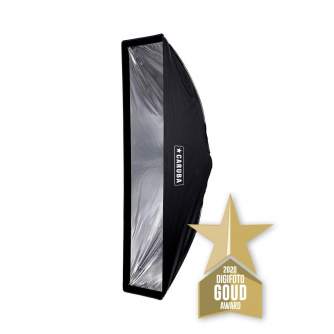 New products - Caruba Quick Assembly Matte Zilver Strip Softbox 30x140 cm - quick order from manufacturer