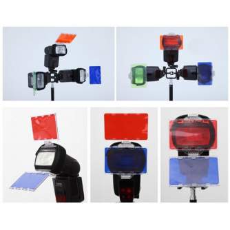 Piederumi kameru zibspuldzēm - Falcon Eyes Color Filters CFA-30K for Speedlite Flash Guns - ātri pasūtīt no ražotāja