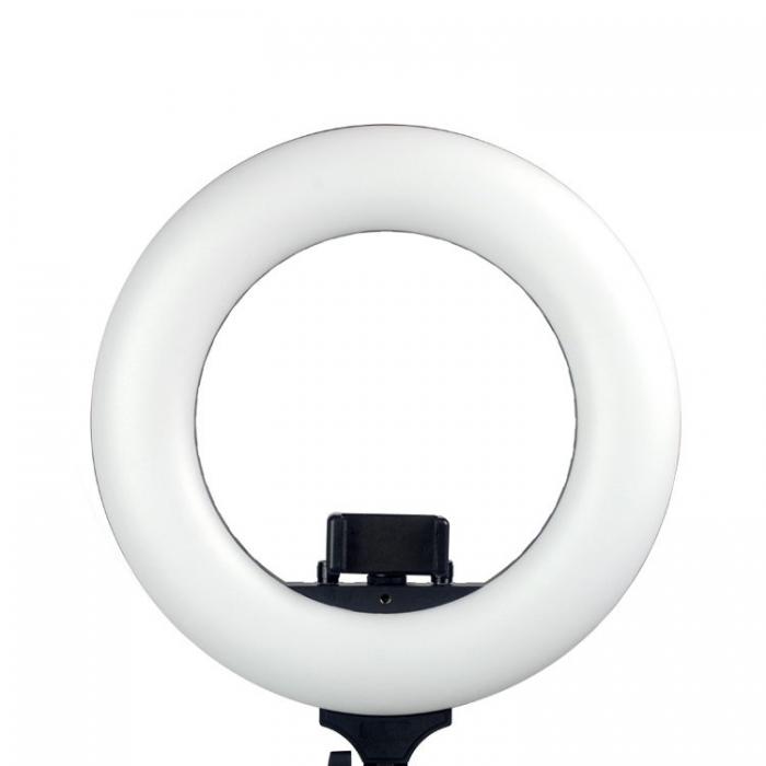 New products - Caruba Round Vlogger 12 inch LED Set met Tas - Zwart - quick order from manufacturer