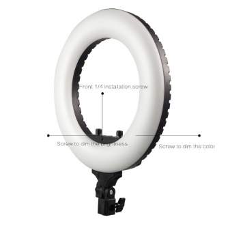 Новые товары - Caruba Round Vlogger 12 inch LED Set met Tas - Zwart - быстрый заказ от производителя