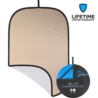 New products - Westcott Illuminator Opvouwbare 2-in-1 Zonlicht/Wit Bounce Reflector (121,9 x 182,8cm) - quick order from manufacturer