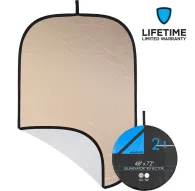 Sortimenta jaunumi - Westcott Illuminator Collapsible 2-in-1 Sunlight/White Bounce Reflector (121.9 x 182.8cm) - ātri pasūtīt no ražotājaSortimenta jaunumi - Westcott Illuminator Collapsible 2-in-1 Sunlight/White Bounce Reflector (121.9 x 182.8cm) - ātri pasūtīt no ražotāja