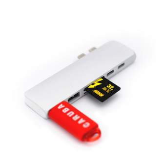 Sortimenta jaunumi - Caruba Duo Hub for USB-C Grey - ātri pasūtīt no ražotāja