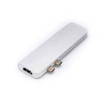 Новые товары - Caruba Duo Hub voor USB-C Grijs - быстрый заказ от производителя