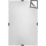 Отражающие панели - Westcott Scrim Jim Cine 2 in 1 Zilver/Wit Bounce Doek (1.2 x 1.8m) 1989 - быстрый заказ от производителяОтражающие панели - Westcott Scrim Jim Cine 2 in 1 Zilver/Wit Bounce Doek (1.2 x 1.8m) 1989 - быстрый заказ от производителя