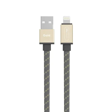 Allocacoc USB Kabel | Lightning Flat Gold 10761/LGHTGD