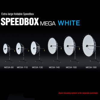 Softboksi - SMDV Speedbox Mega-90 Deep Softbox 90cm White Bowens Mount - ātri pasūtīt no ražotāja