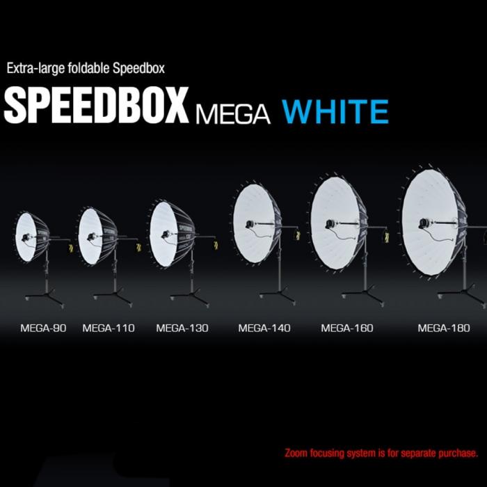 Softboxes - SMDV Speedbox Mega-90 Deep Softbox 90cm Wit Bowens Mount - quick order from manufacturer