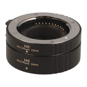New products - JJC AET-M43S(II) Automatic Extension Tube (10mm/16mm) for Olympus/Panasonic MFT Mount - quick order from manufacturer